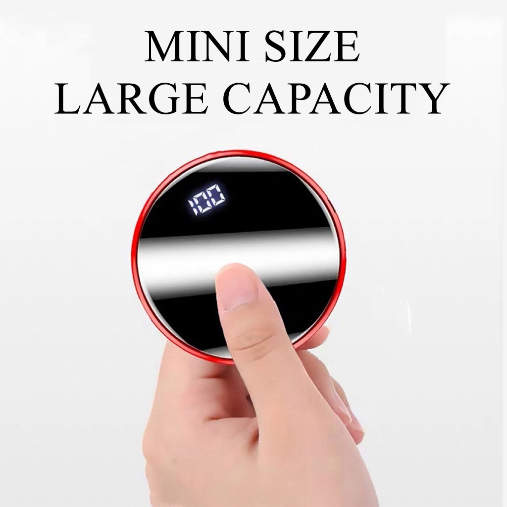 20000mAh Mini Power Bank Fast Charging with 4in1 Kabel Data Real Capacity Pocket Size Portable Mobile Phone Charger for Xiaomi Iphone Samsung Huawei