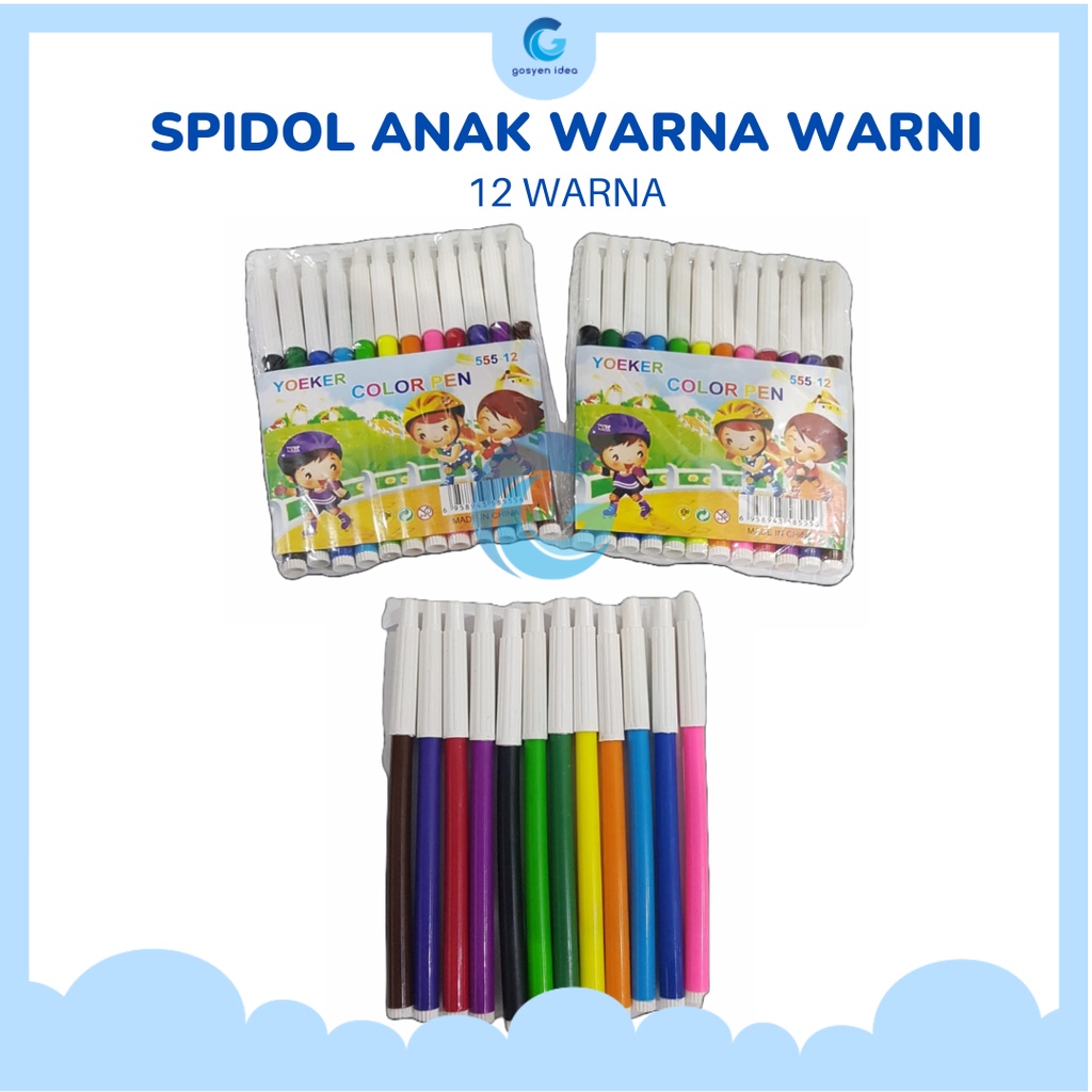 

Spidol Menggambar 12 Warna Perlengkapan Sekolah