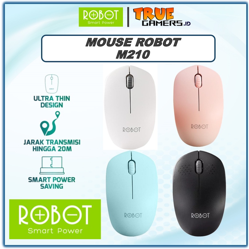 MOUSE WIRELESS ROBOT M210