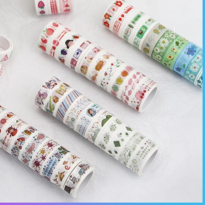 

Terkini!! (1slot) Selotip Isolasi Kertas Washi Tape/Washi Masking Tape Motif Lucu Murah Terjamin