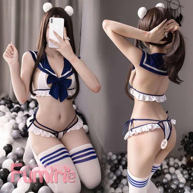 【Fumirie】Sexy School Lace Lingerie Seifuku Cosplay Seragam Sekolah Seksi