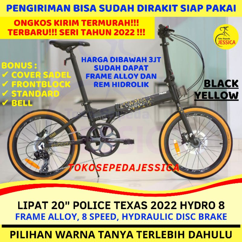 Sepeda Lipat Element Police Texas 2022 Hydro 8 - Folding Bike