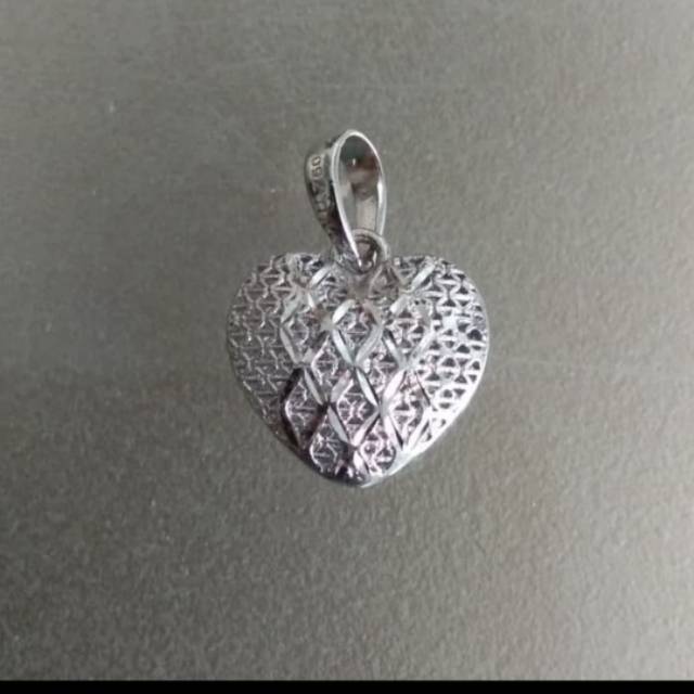 Liontin emas putih 1 gram kadar 750