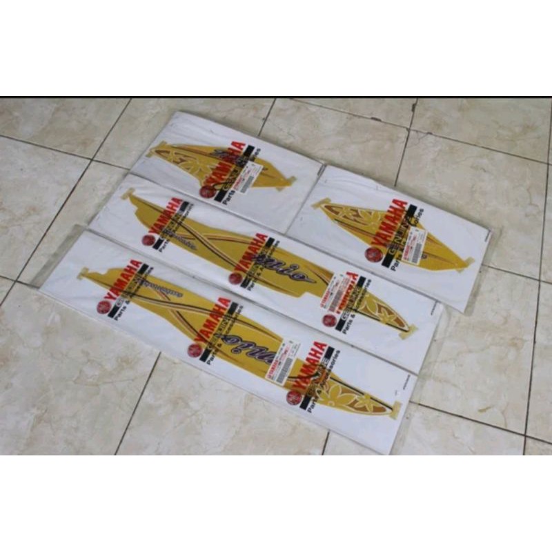 striping Mio sporty ori original yamaha warna kuning