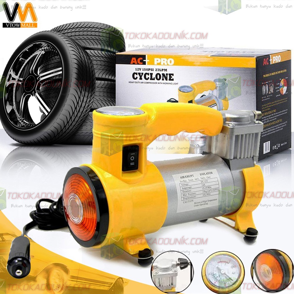 Portable Cyclone Air Compressor - pompa angin 150 PSI