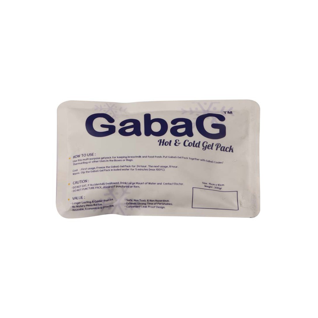 Gabag Ice Gel Pack 200 gram - Ice Gel GabaG Ukuran 200gram - Ice Gel Pendingin Asi