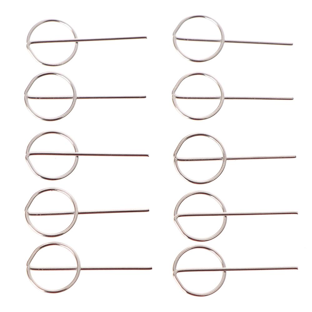 AUGUSTINA Sim Card Tray Ejector Universal 10pcs /pack Alat Kunci Telepon Pin Ejecting Phone Use Tools Pin Kartu Pelepas Smartphone