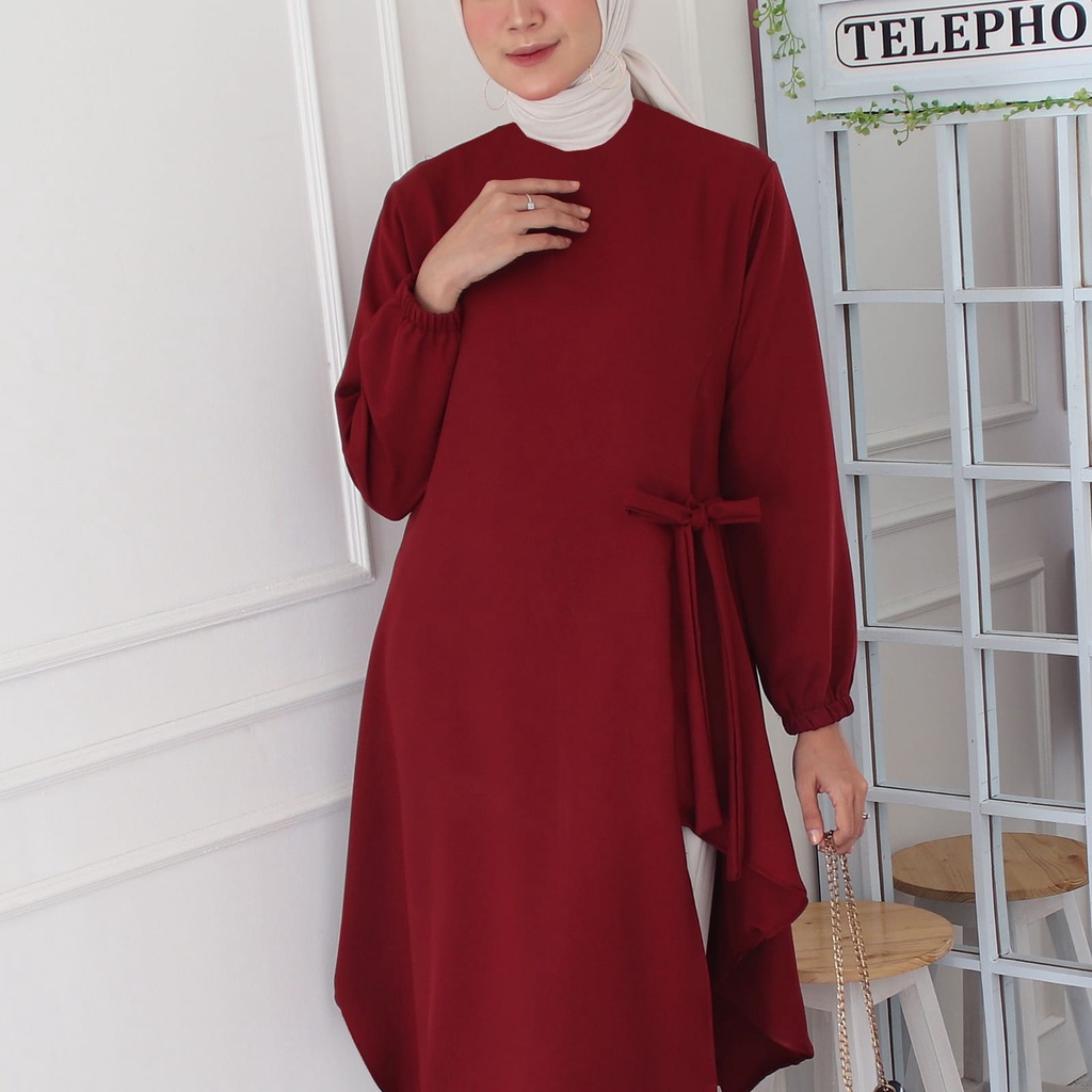 Long tunik wanita tunik Fashion Hijab Wanita 807 Mrs2