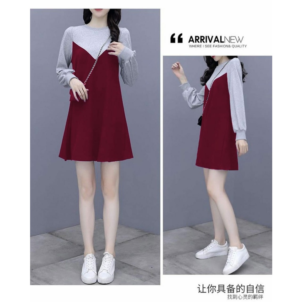 AS FASHION-BAJU WANITA DRES-DRES WANITA CANTIK-DRES MURAH-PAKAIAN DRES WANITA