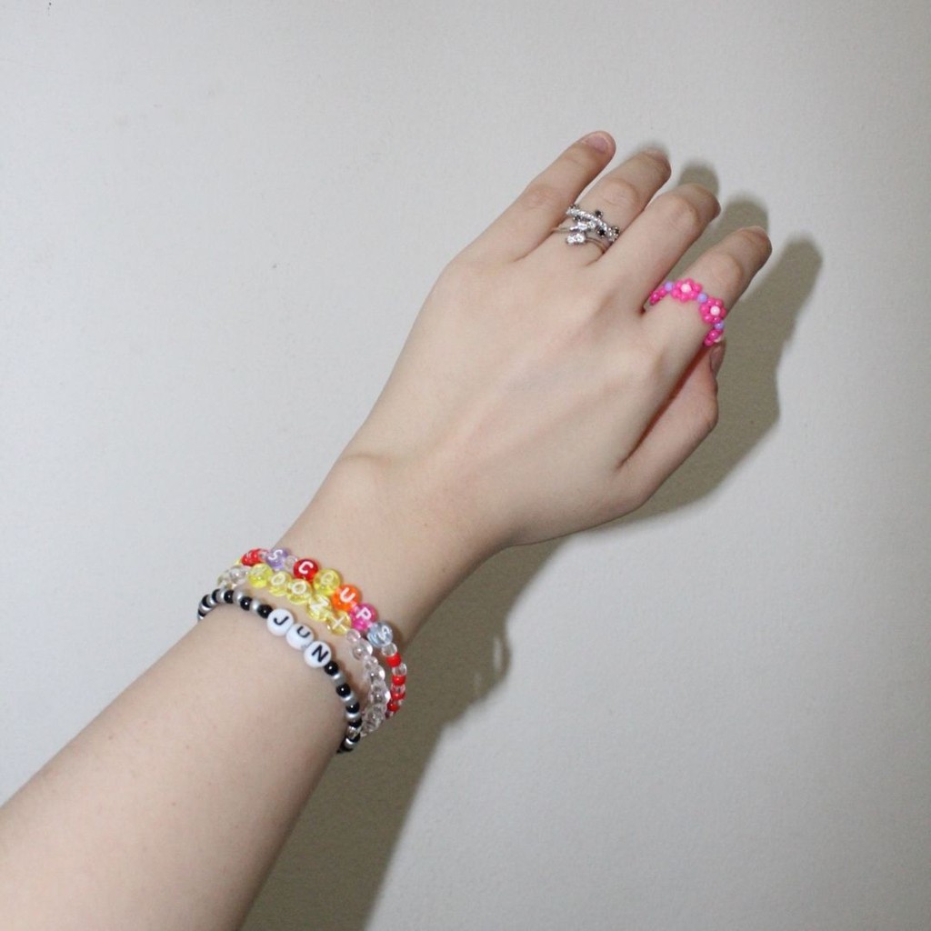 Seventeen Joshua Beads Bracelet - Gelang Manik Joshua Seventeen [Scoups, Jun, Woozi]