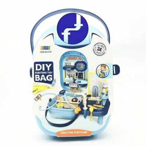 dokter-mainan- mainan dokter dokteran doctor diy bag premium dokter play set 5681 -mainan-dokter.