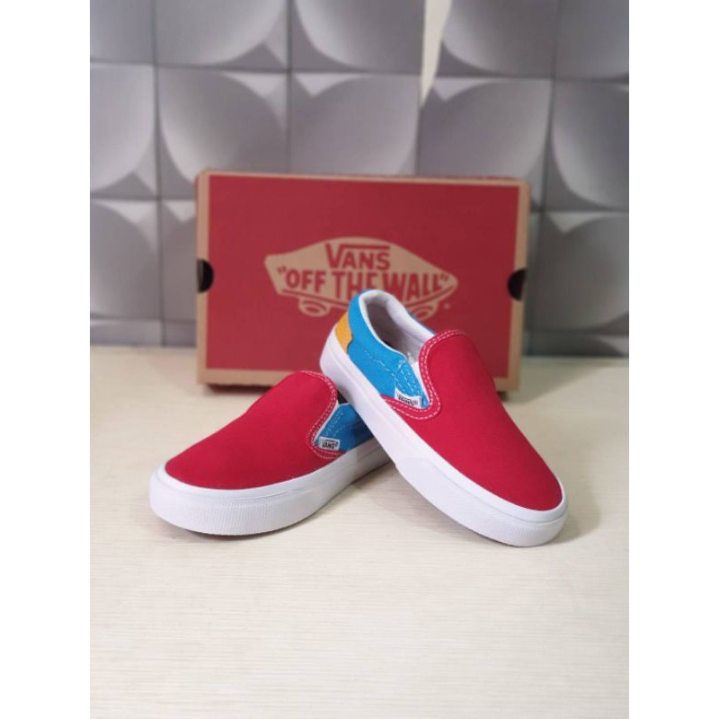 SEPATU ANAK SLIP ON VANS PREMIUM HIGH QUALITY SEPATU ANAK ANAK KADO