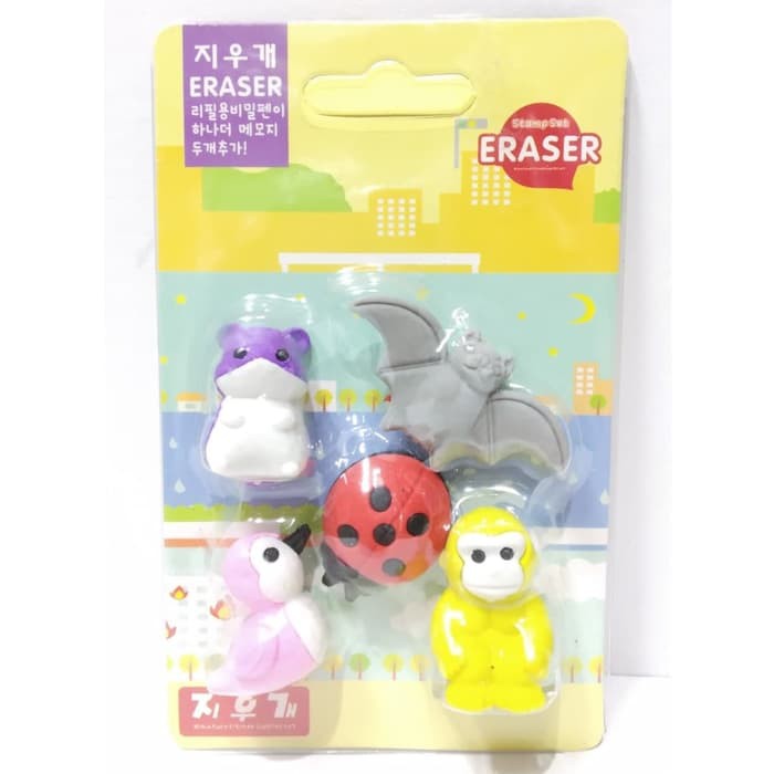 

Penghapus Eraser Alat Tulis Animals Tipe AJ
