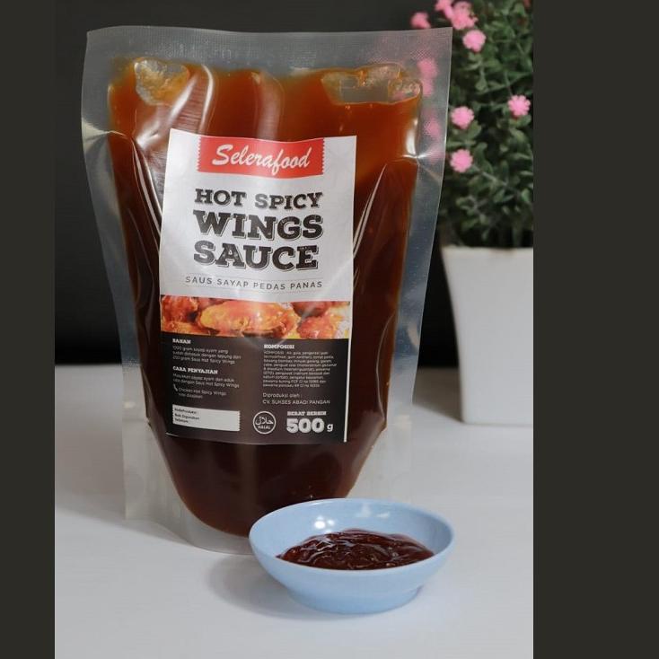 

Termurah dan terbaik >> Selerafood Hot Spicy Wings Sauce - Saus Sayap pedas Panas 500 gr/Pack