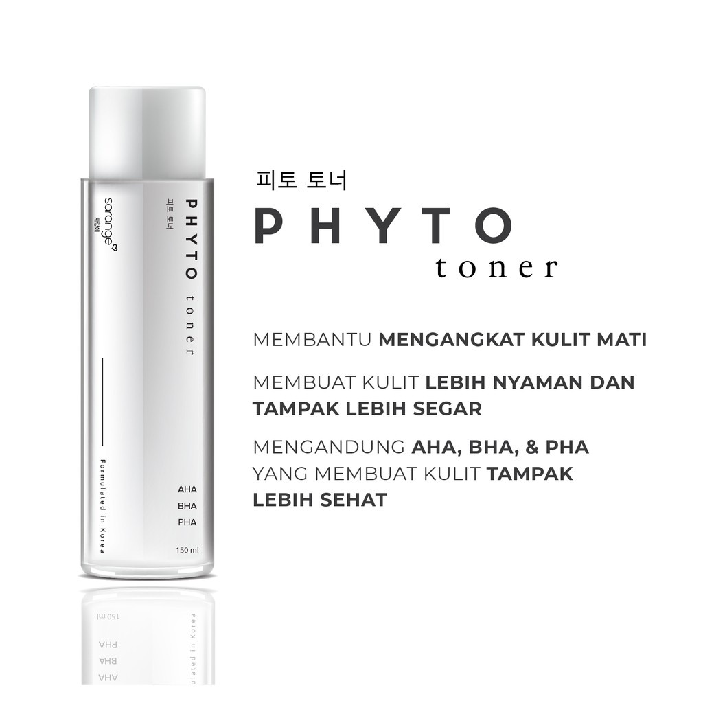 SARANGE PHYTO TONER AHA BHA PHA 150ml