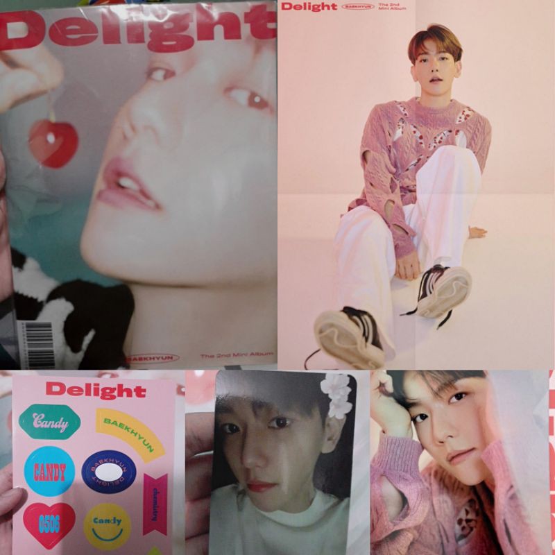 Photocard-Sticker-Folded Poster-Rolled Poster-Postcard Baekhyun Delight Chemistry ver.