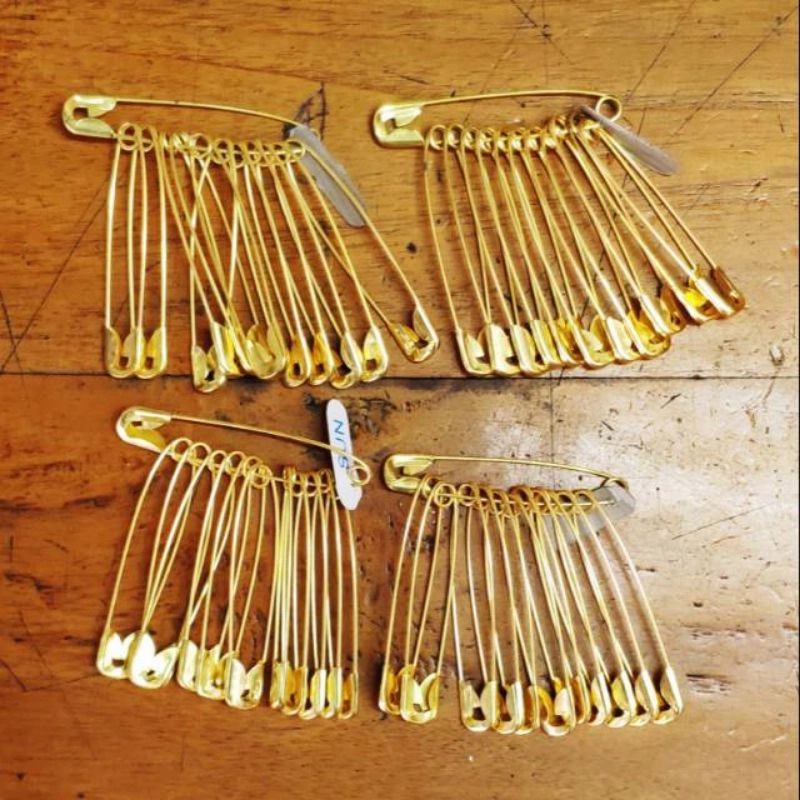 HARGA PER 12PCS PENITI SUN UKURAN 6CM JUMBO GOLD / SILVER