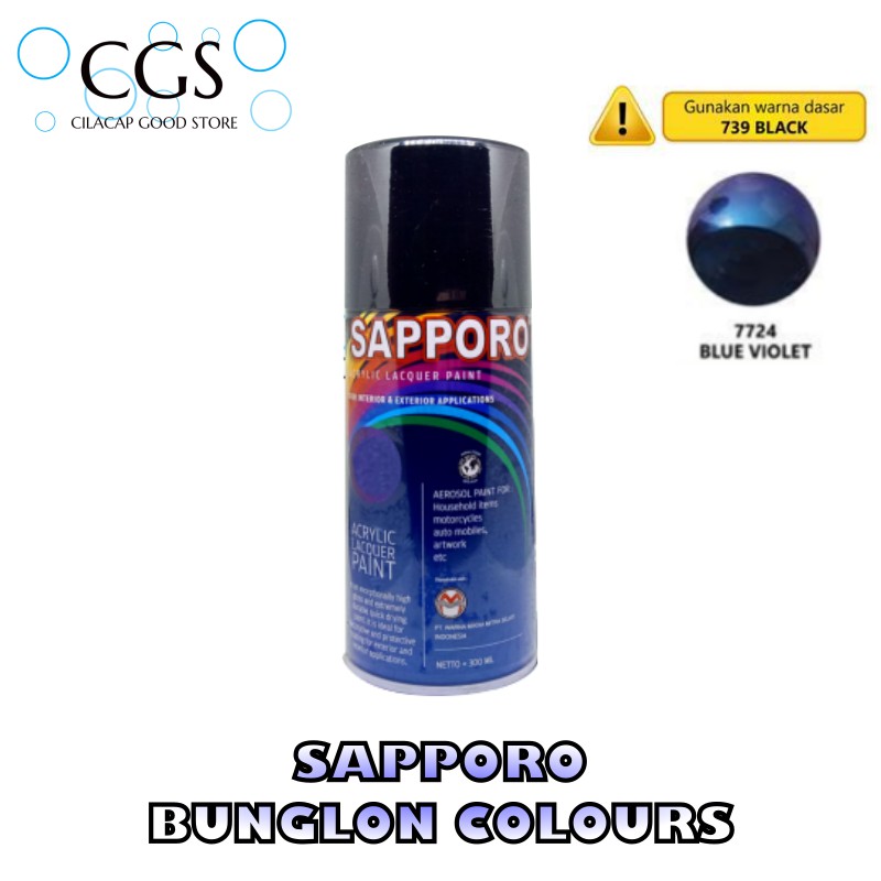 CAT BUNGLON SAPPORO 7724 BLUE VIOLET - cat sapporo blue violet - cat sapporo bunglon blue violet - s