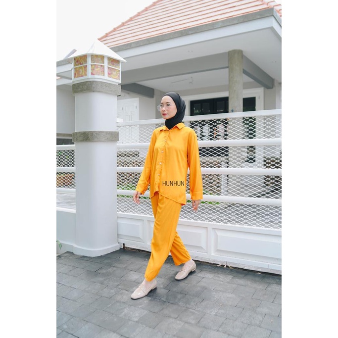 Setelan Wanita Rayon Crincle Crinkle Pajamas Piyama Setcel One Set Premium Terbaru Selebgram Setelan Rayon Daily One Set Baju Setelan Wanita One Set Crincle Busui Setelan Polos Rayon BELLE ONE SET Pusatgrosir_solo