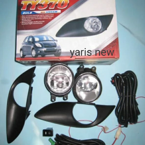 foglamp bemper BUMPER lampu SOROT kabut toyota yaris new MODEL ORISINIL DLAA