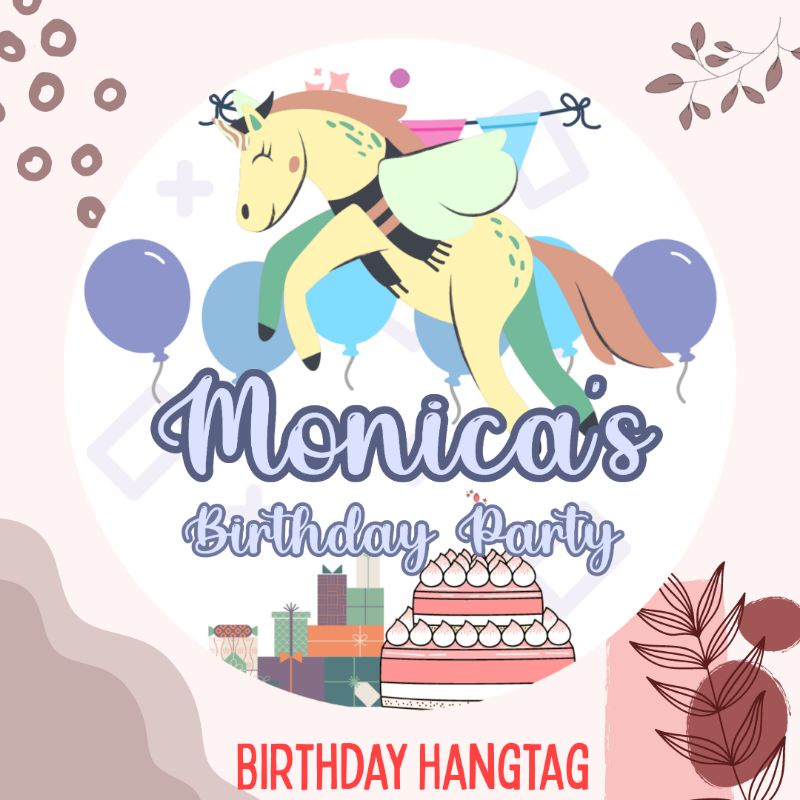 Birthday Hangtag | Hangtag untuk ulang tahun