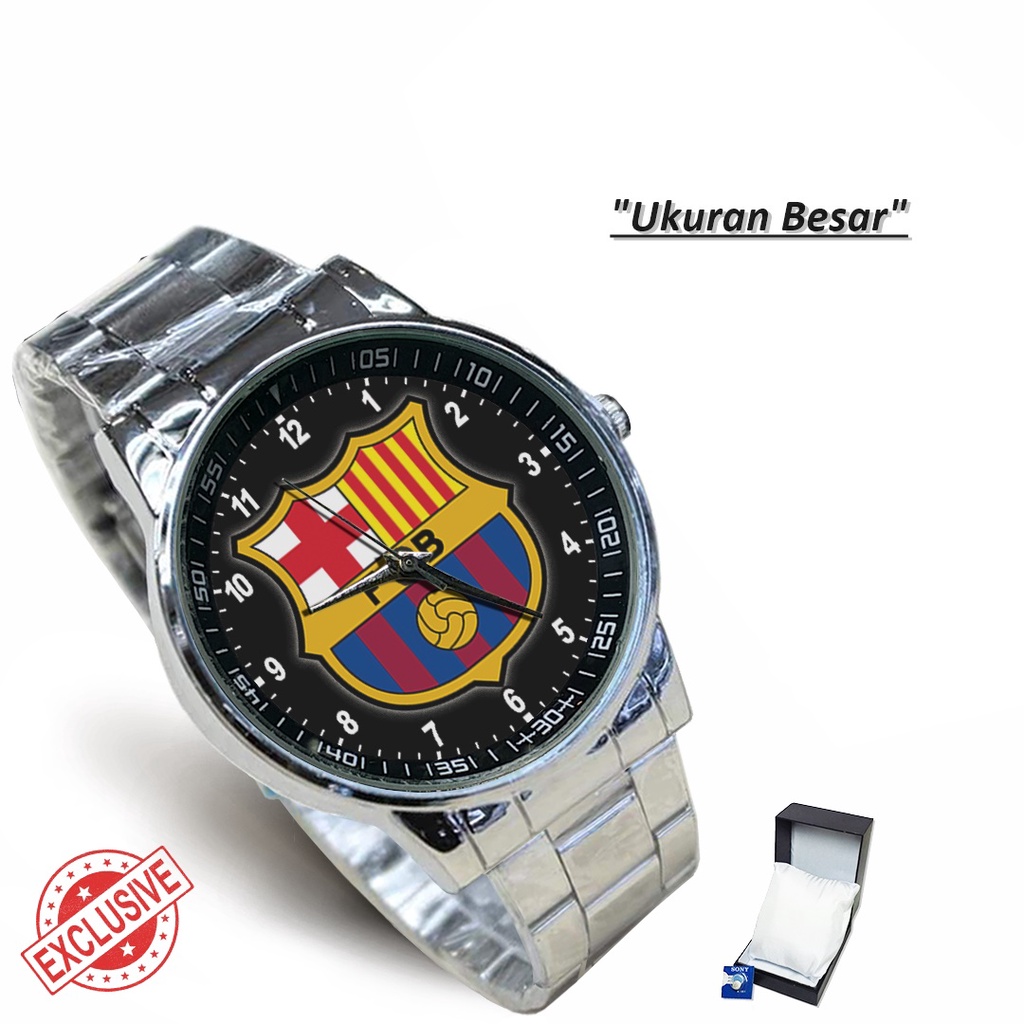 Jam Tangan Rantai Couple FC BARCELONA - 2 (Special)