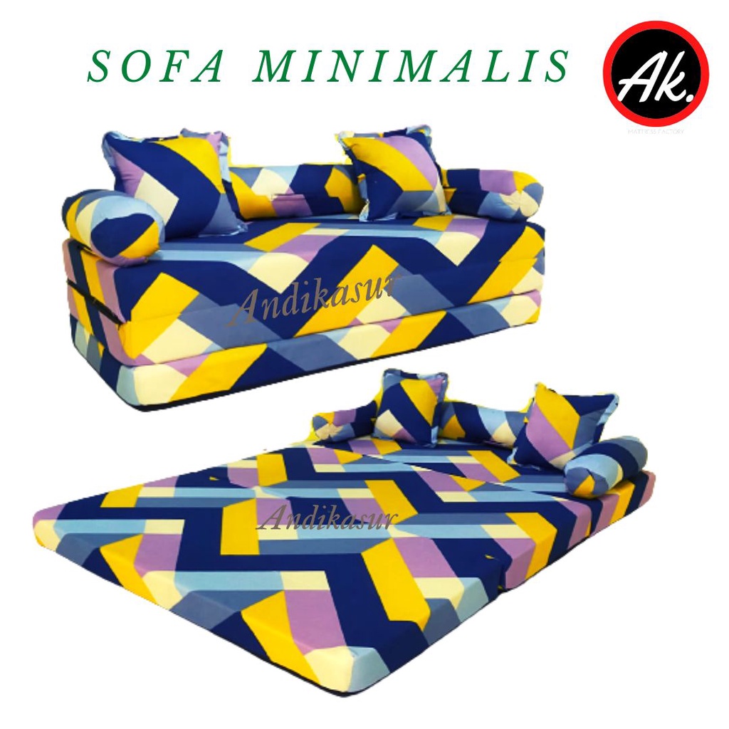 Jual Sofa Bed Kursi Tamu Kasur Karakter Sofabed Minimalis Harga Murah ...