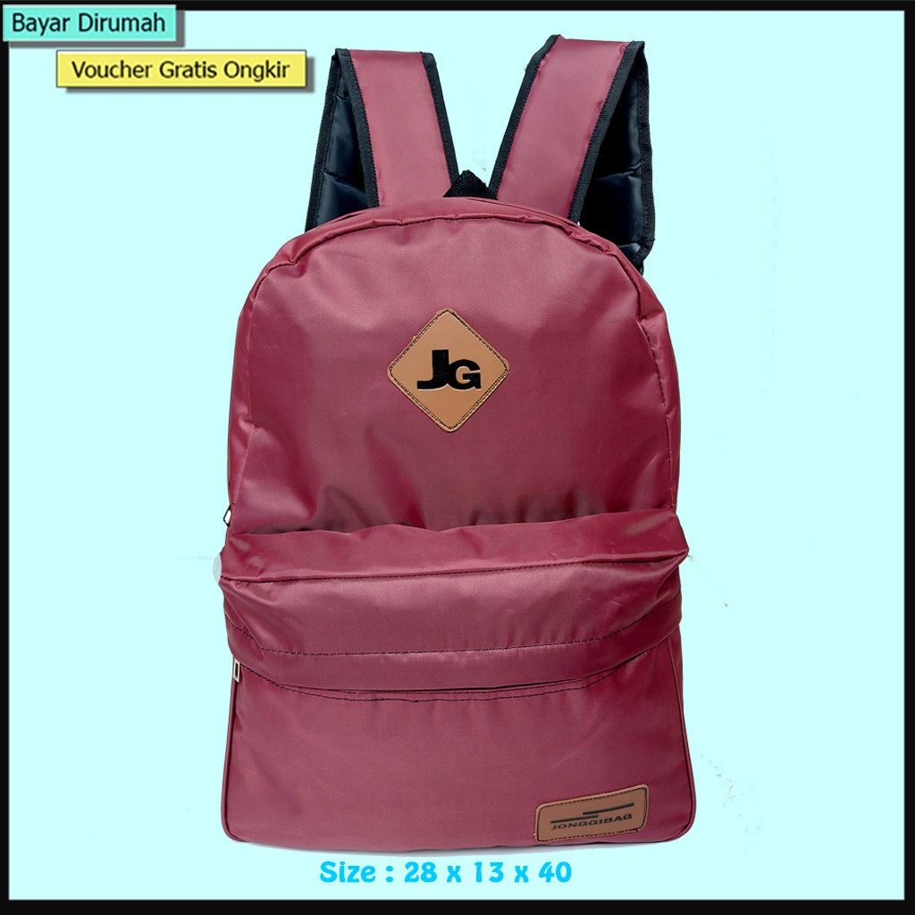 Backpack style tas sekolah ransel clasic Jonggi