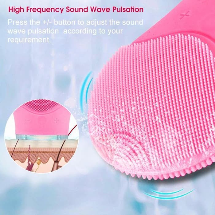 Original Kemei KM-1069 USB Charging Facial Cleansing Brush Vibrating