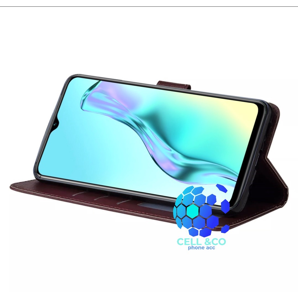 NEW REALME C31 CASE FLIP LEATHER WALLET PREMIUM FLIP CASE BUKA TUTUP KESING HP CASING FLIP CASE WALLET REALME C31 TERBARU