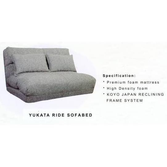 YUKATA RIDE SOFABED INOAC ; GREY 200x120