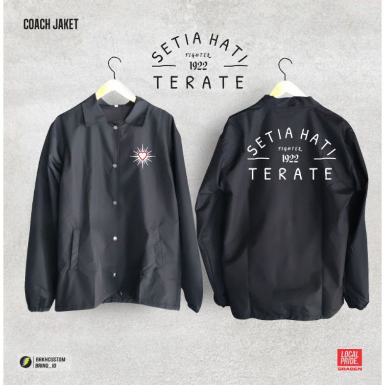 WINDBREAKER TERATE | COACH JAKET PSHT | CJ PSHT | PRIA WANITA LOCALPRIDE