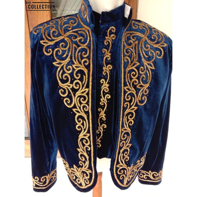 Beskap Pengantin / Jas Pengantin / Jas Akad Model Solo Rompi