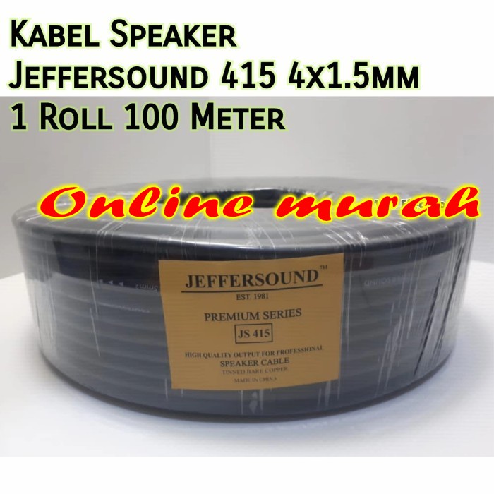 KABEL SPEAKER JEFFERSOUND JS 415 KABEL AUDIO JEFFERSOUND JS 415