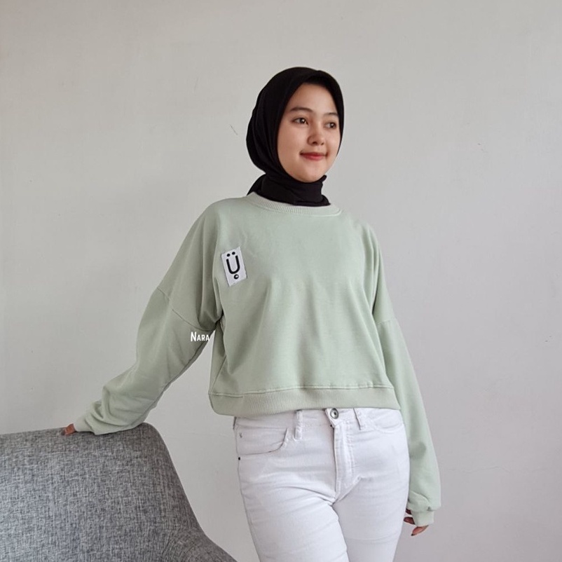 Nara.Grosir - Spiffy Crop Sweater