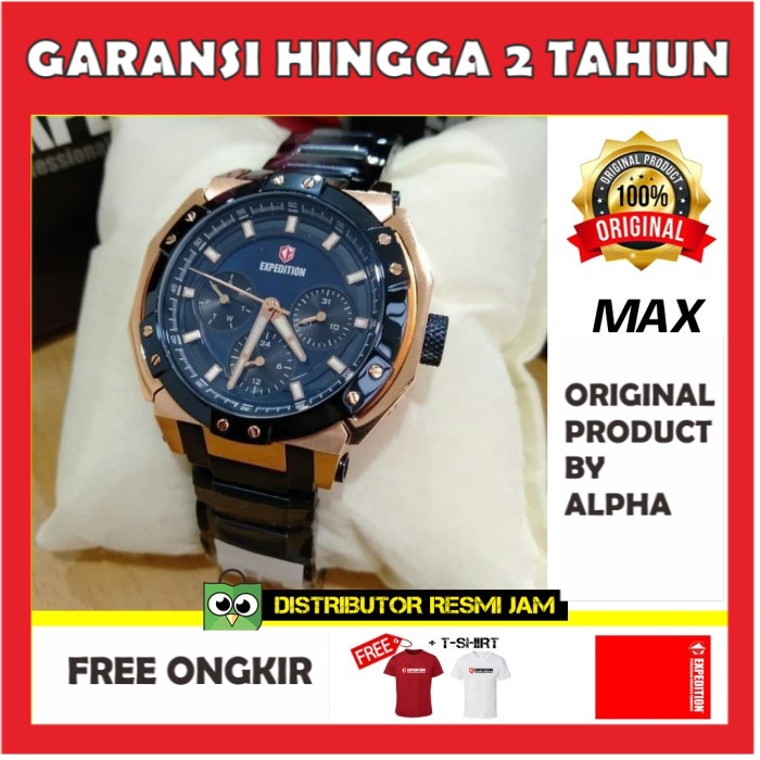 JAM TANGAN ORIGINAL 2 TAHUN EXPEDITION E6385B E 6385 B 6385 GARANSI RESMI ORI WANITA CEWEK PEREMPUAN