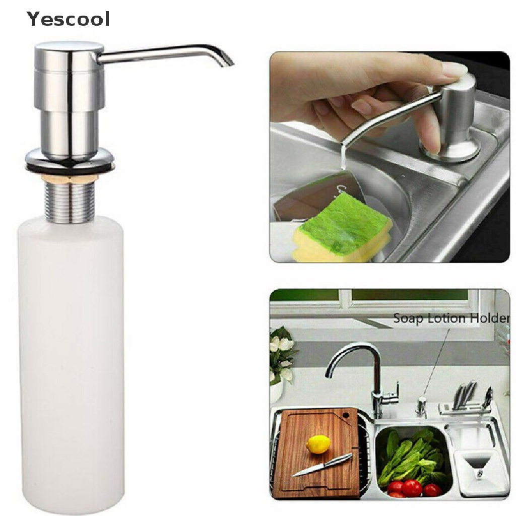 Yescool Botol Pompa Dispenser Sabun Cair 300ml Untuk Wastafel Dapur