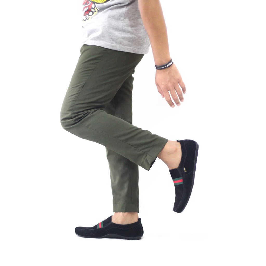 PROMO SLIP ON PRIA CEVANY BROWN SUEDE FORMAL AS BS159 BS160 BS161 BS1009 Sepatu Slip On Pria Cevany