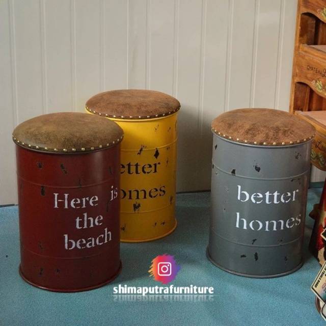 Sofa Drum duduk , kursi cafe modern