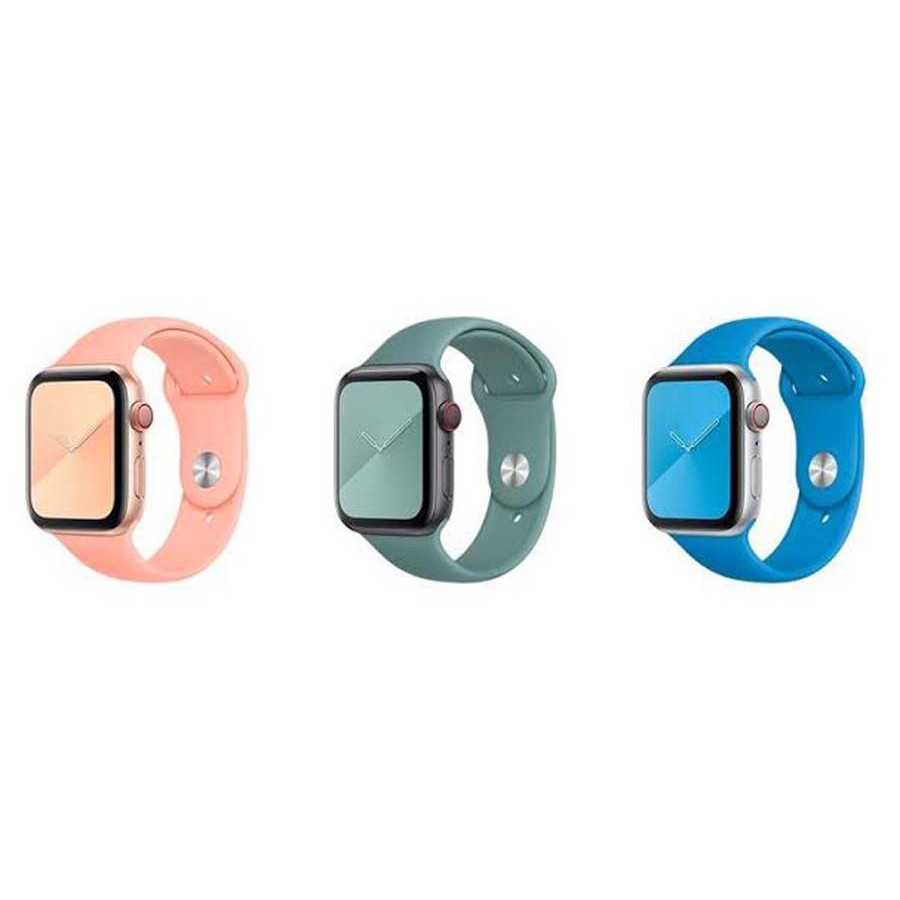 Tali Jam iwatch Apple Watch Sport Silicone Strap Rubber Band 42mm 44mm New Color Edition