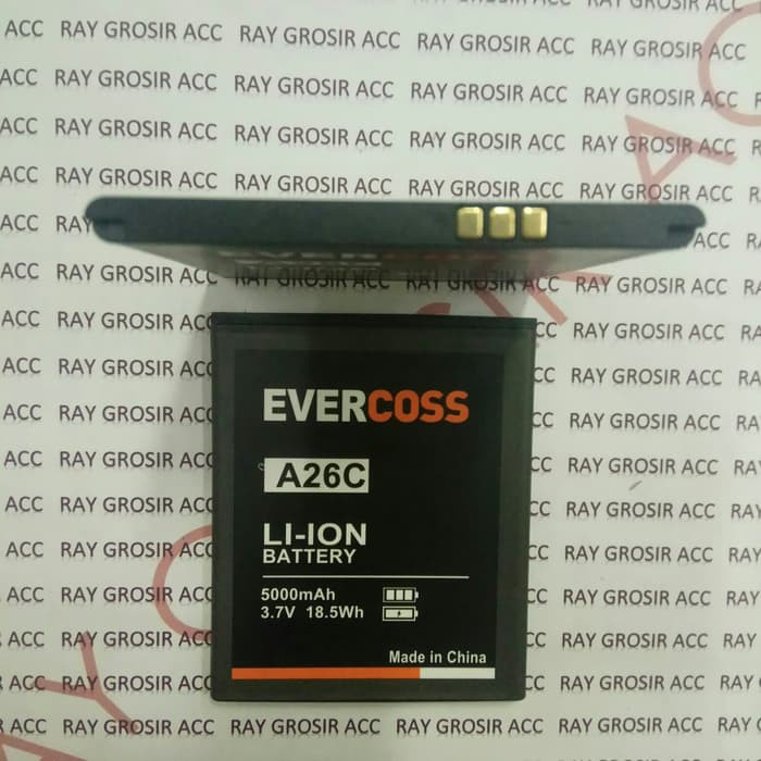Baterai Original Double Power Evercoss A26C