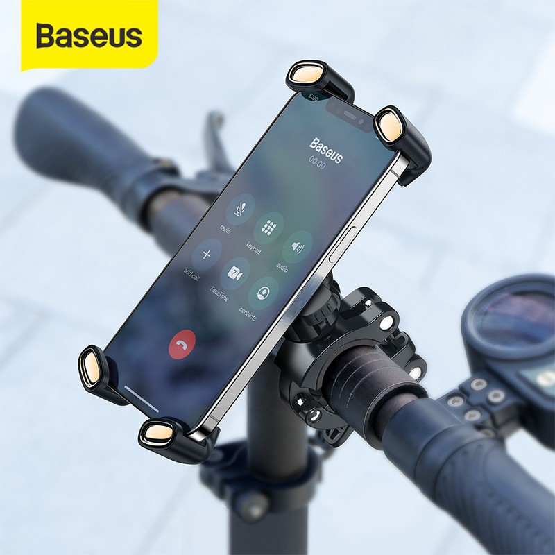 BASEUS PHONE HOLDER SEPEDA MOTOR BICYCLE BIKE MOTORCYCLE