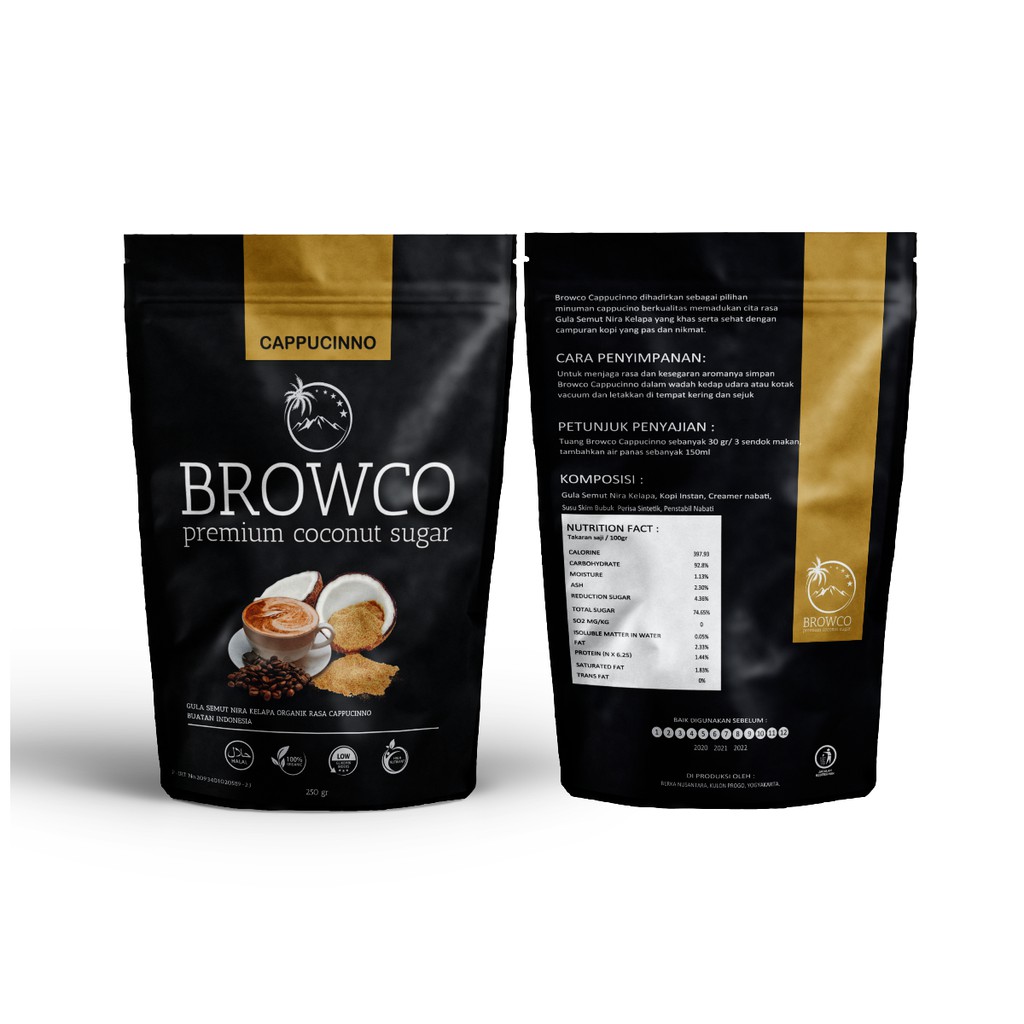 

Minuman Cappuccino Instan Dengan Gula Kelapa Organik [ BROWCO ]