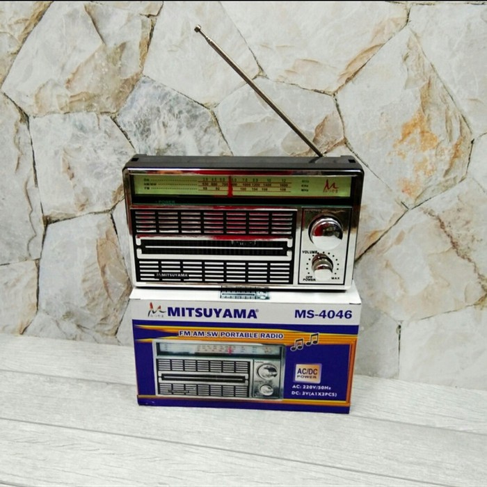 Radio Portable/ Radio mini Mitsuyama AC/DC MS-4046