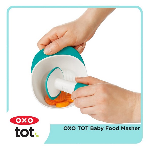 Oxo Tot Baby Food Masher Processor Fresh Alat MPASI Bayi Manual Blend Blender Fruit Vegetable Buah Proses