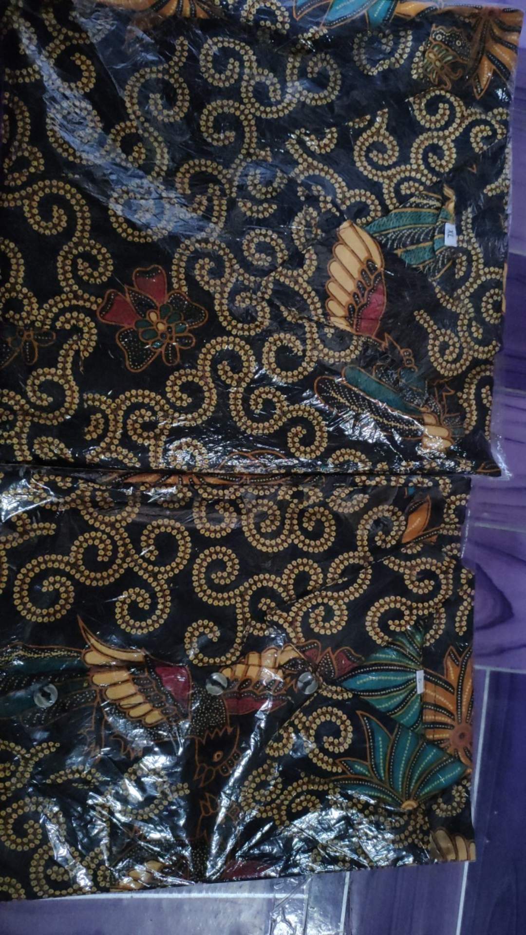 Baju Batik Couple Ayah Dan Anak Sekar Menteh/ Batik Anak Dan Ayah Setelan Seragam