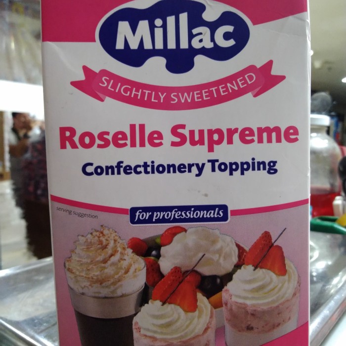 

Krim- Milac Roselle Whipping 1Lt (Gojek Only) -Krim.