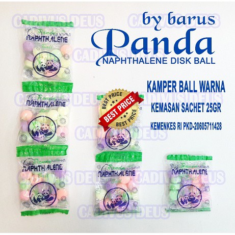 KAMPER - WARNA - PANDA BARUS SACHET 25GR - 13BUTIR