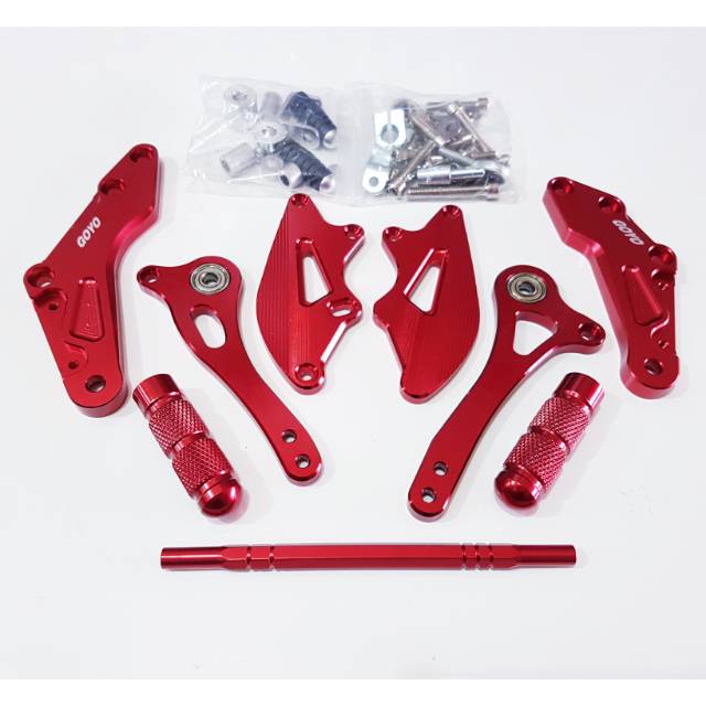 FOOTSTEP UNDERBONE VIXION OLD-VIXION NEW-NVL-ADVEN FULL SET CNC PNP