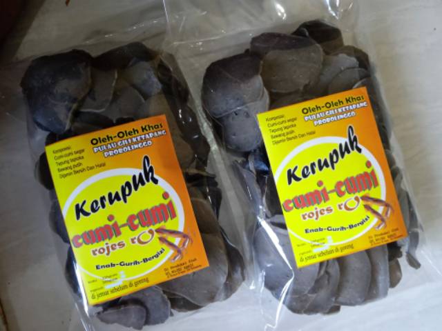 Kerupuk cumi khas Gili Ketapang Probolinggo 250gram